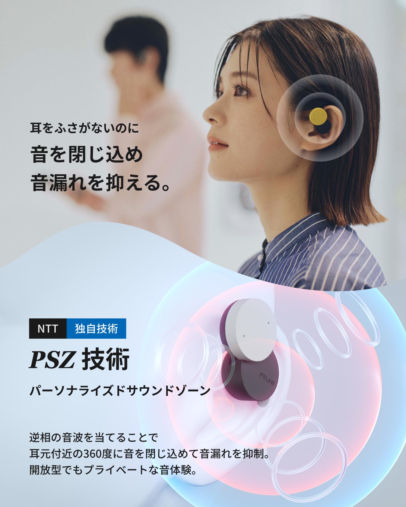 Amazon.co.jp: nwm (ヌーム) オープンイヤー型 完全ワイヤレス